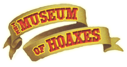 Logo for the Museum of Hoaxes.